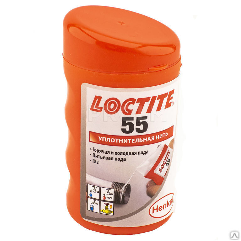 Loctite 55 Герметизирующая нить для газа и питьевой воды, 160 м