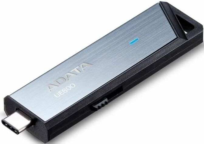 Накопитель USB 3.2 512GB ADATA UE800 Type-C, серебристый