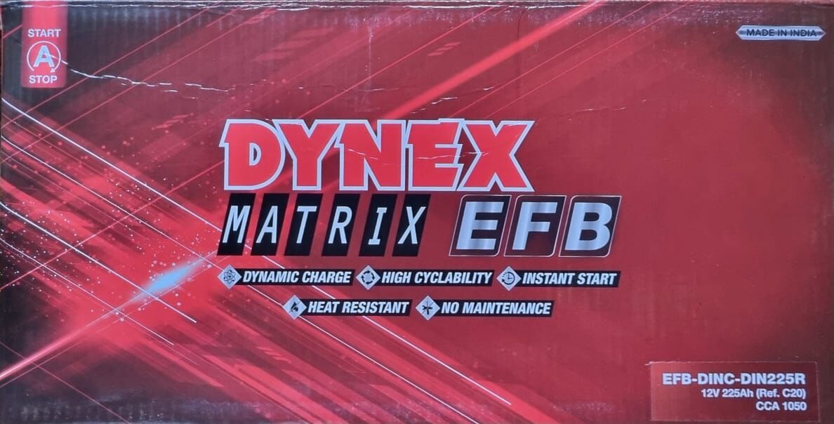 Аккумулятор DYNEX MATRIX EFB-DINC-DIN225R Индия