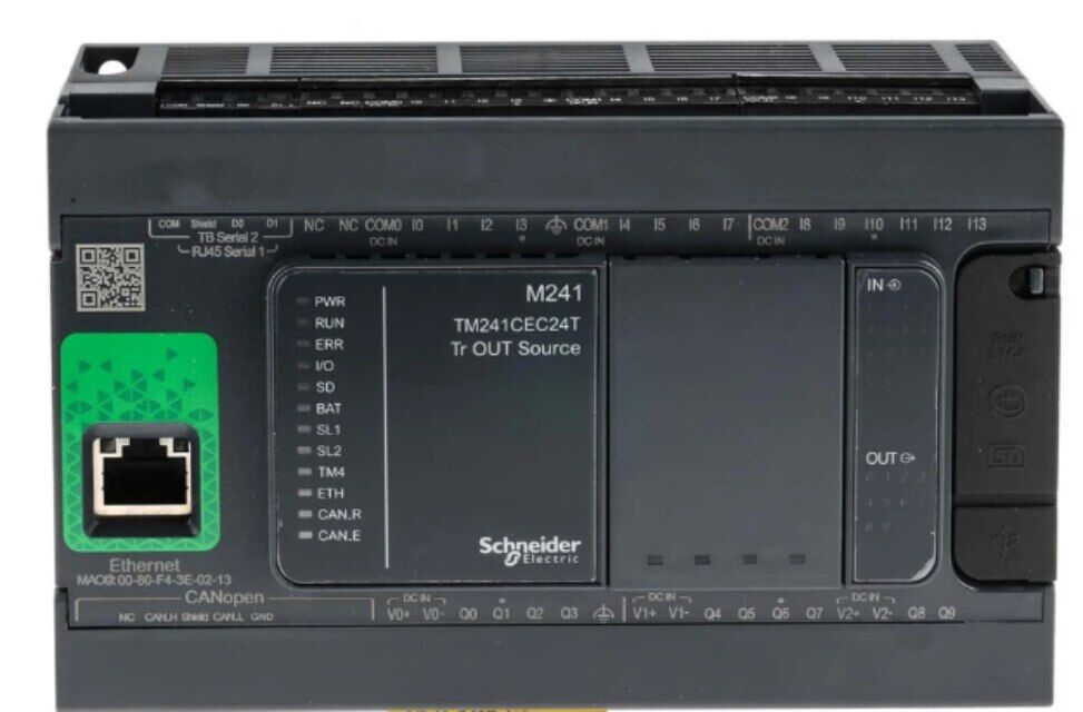 TM241C24T контроллер программируемый