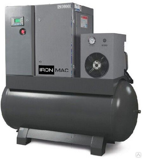 Винтовой компрессор блочного типа Iron Mac IC 10/10 AM DF 500L 1880х800х1750 мм 