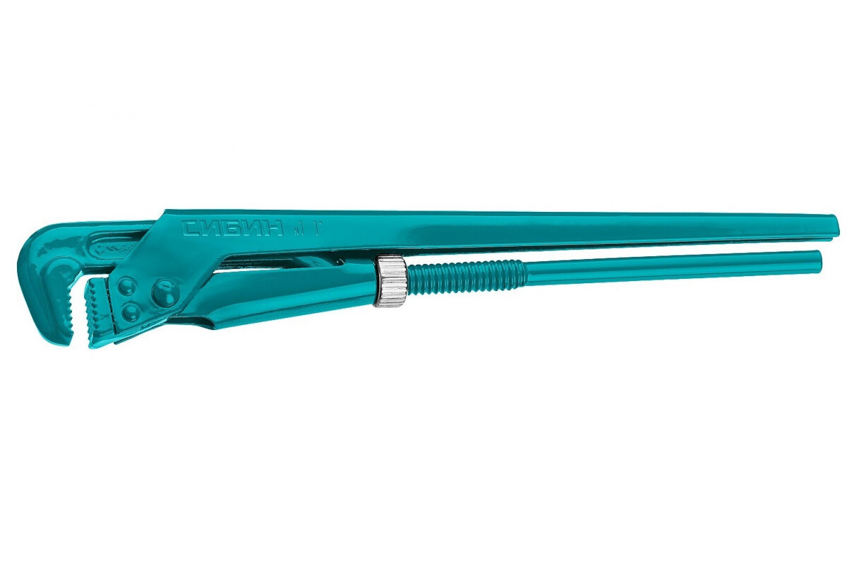 Ключ трубный рычажный №2 445 мм, с прямыми губками (2730-2) СИБИН