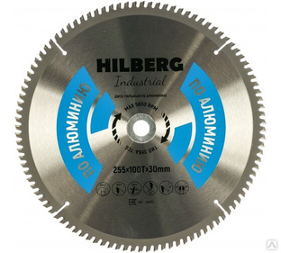 Диск пильный Industrial Алюминий (255x30 мм; 100Т) Hilberg HA255 #1