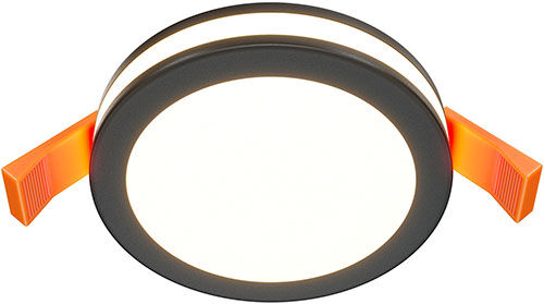Встраиваемый светильник Maytoni Phanton Downlight, белый и черный (DL303-L7B) Phanton Downlight белый и черный (DL303-L7
