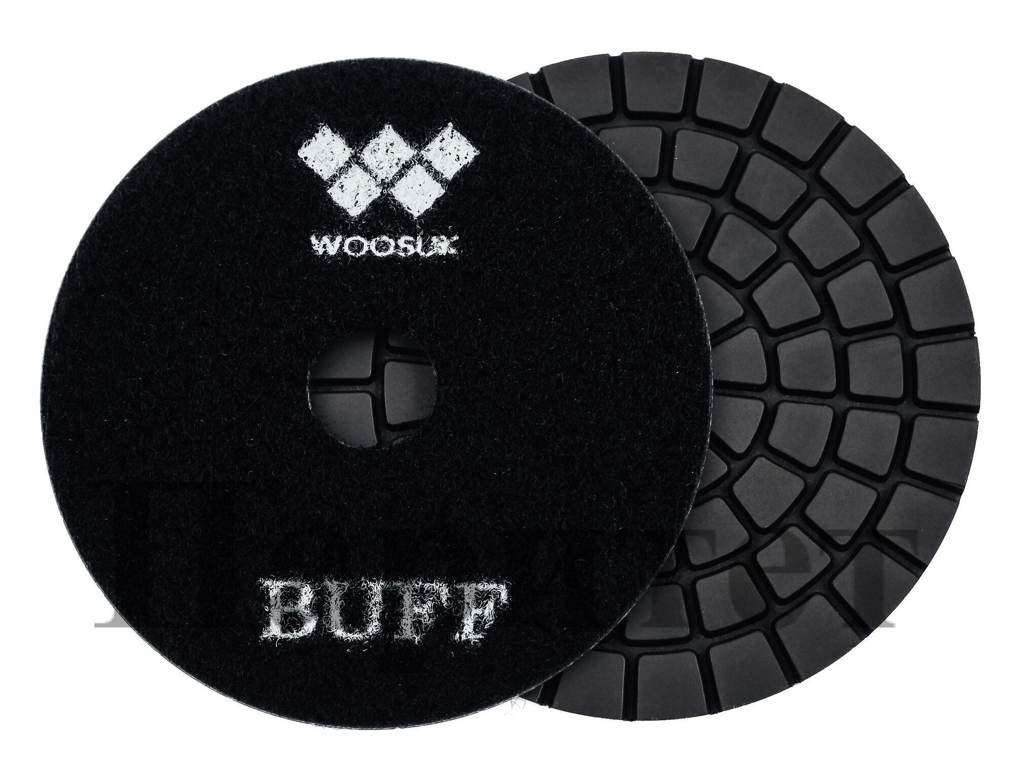 Алмазные гибкие диски Ø 100 "Woosuk" с водой BUFF