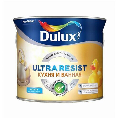 Краска латексная Dulux Ultra Resist Кухня и ванная