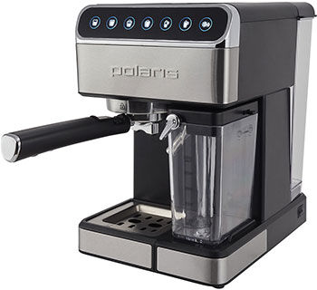 Кофеварка Polaris PCM 1535E Adore Cappuccino эспрессо, черный PCM 1535E Adore Cappuccino эспрессо черный