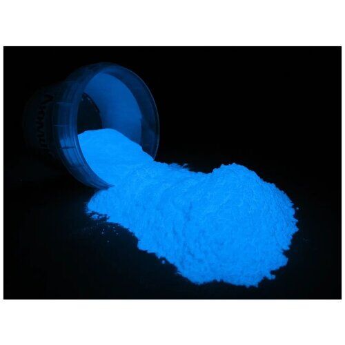 Люминофор (Фотолюминесцентный пигмент), Синее свечение, 100 гр. J.H.L. Technology