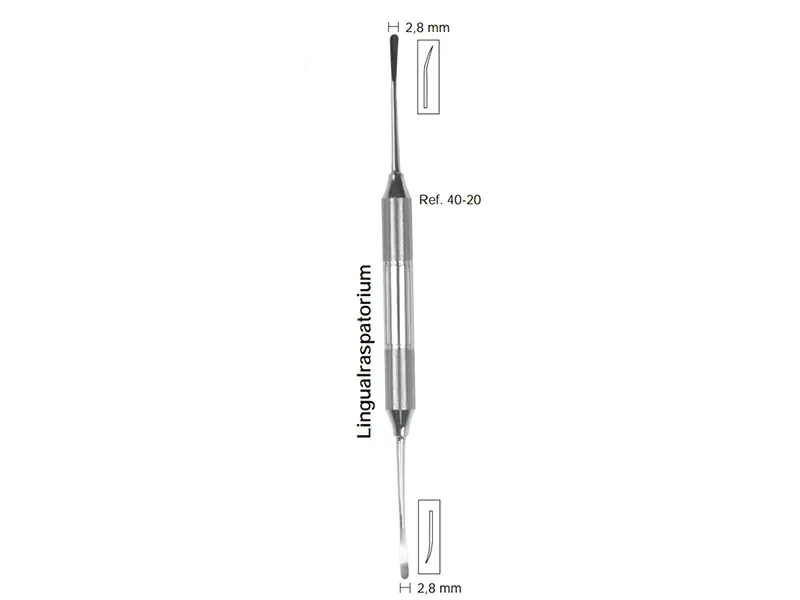 Распатор - микро двусторонний 2,8-2,8 мм арт 40-20 HLW
