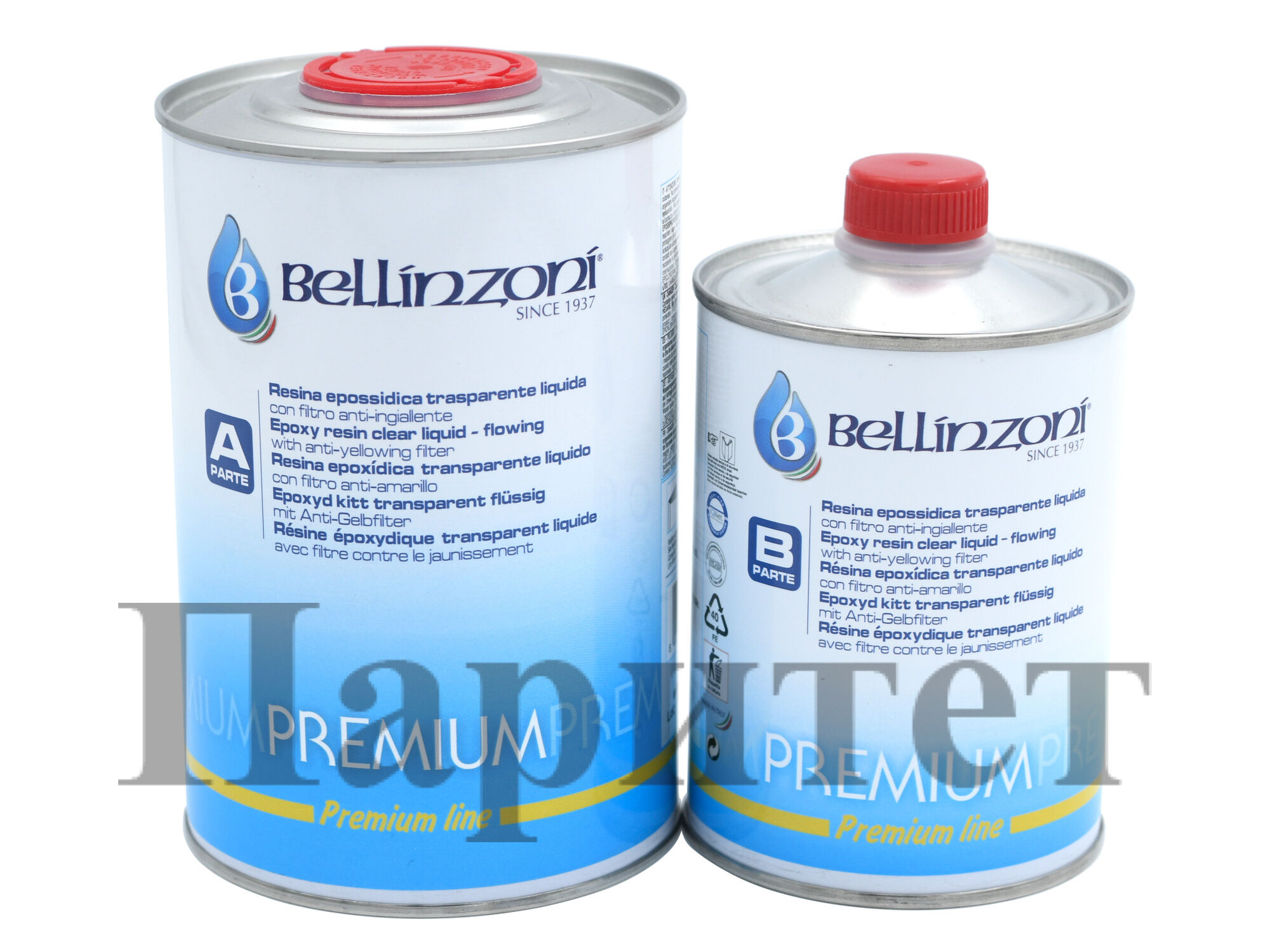 Клей Bellinzoni EPOX PREMIUM 1.5 кг прозрачно-молочный жидкий