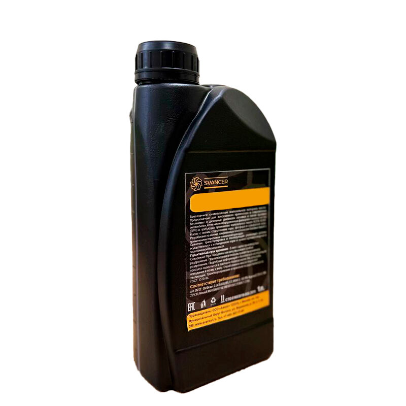 Моторное масло SVANCER Professional Ultra 5W-50 SN/CF SVL050 синтетическое, канистра 1л