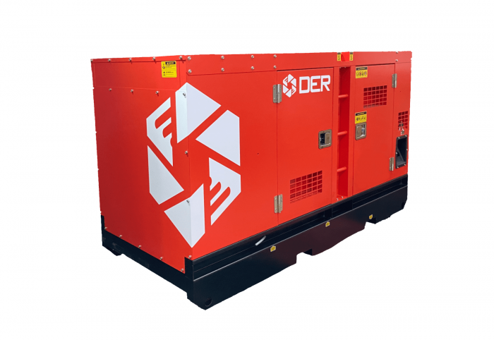 Дизельный генератор DER-40Y на базе двигателя Yuchai в кожухе 40 кВт
