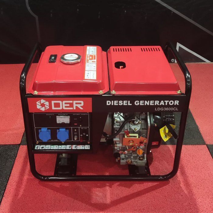 Дизельный генератор DER LDG 5000 CLE 4.6 кВт