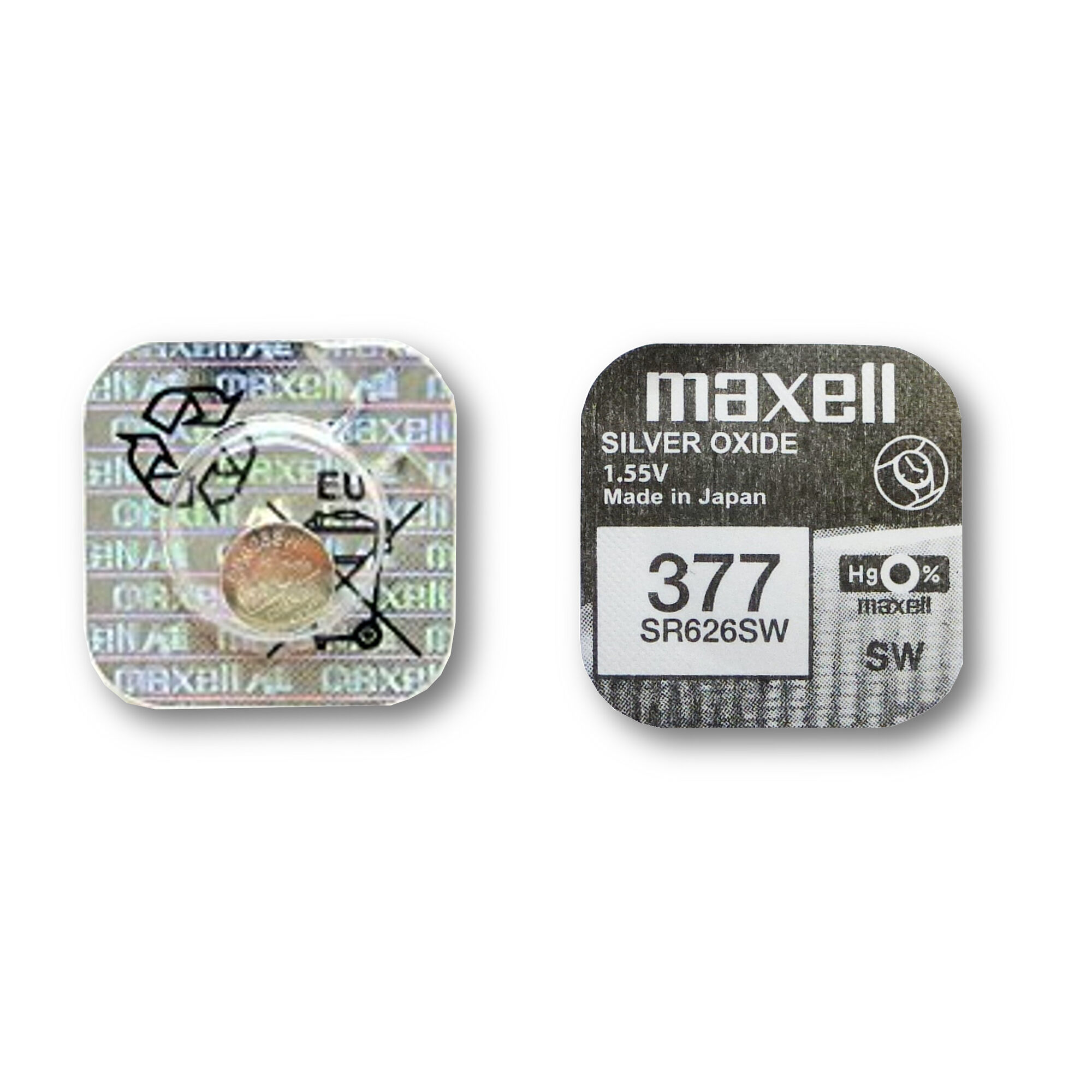 Элемент питания 377 SR626SW G4 "Maxell" 2