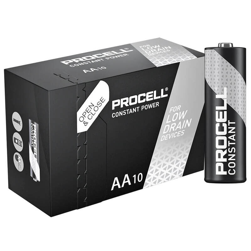 Элемент питания LR 6 Duracell Procell CONSTANT 1.5V Box10 1